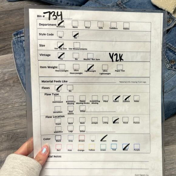 Vintage Y2K Aeropostale Womens‎ M Sherpa Collar Denim Blue Jean Trucker Jacket - Picture 8 of 8